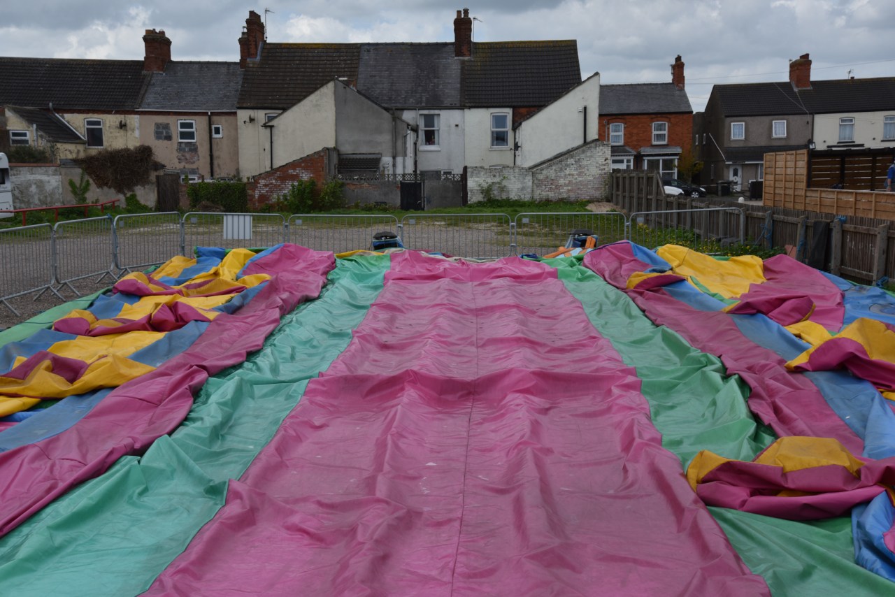 An English Man's Home is his bouncy castle - Mablethorpe