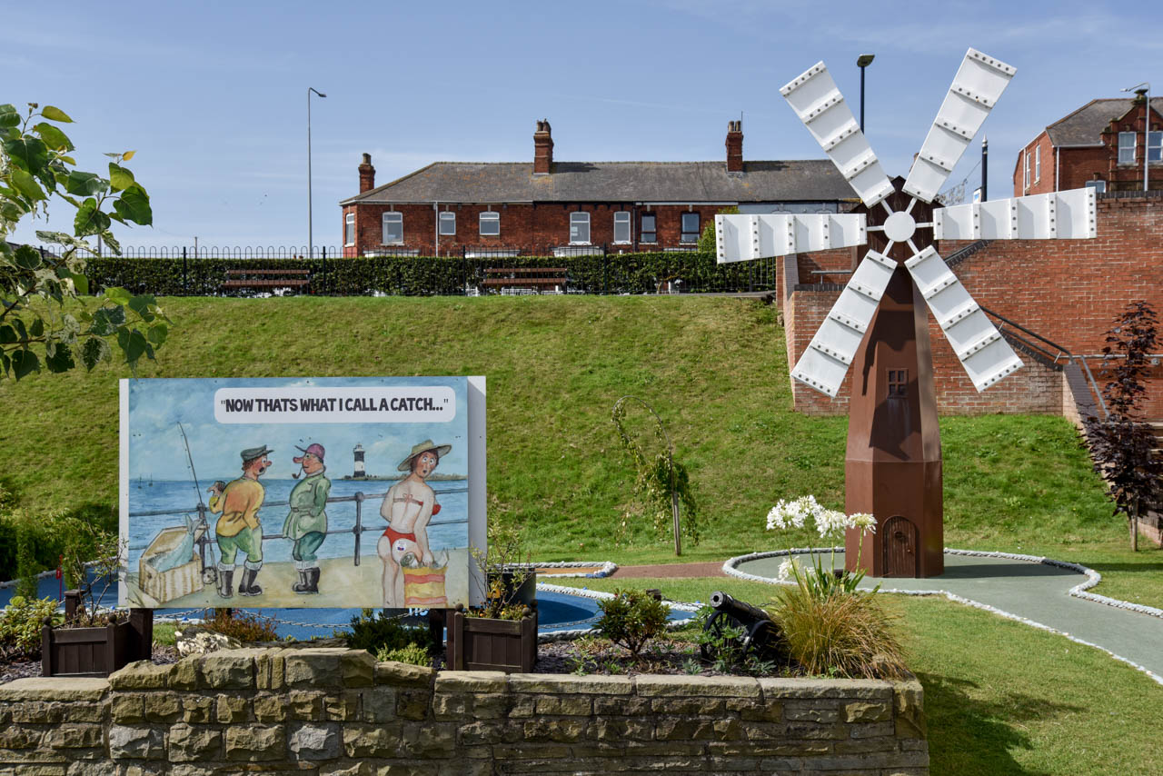 Saucy golf course poster